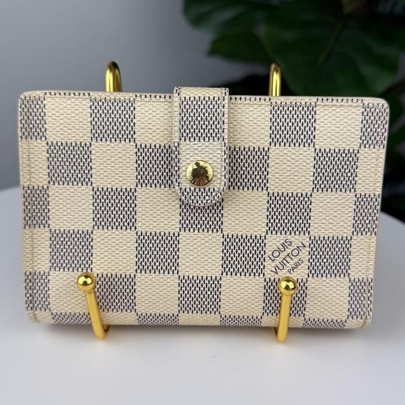 💎✨Authentic Louis  Louis Vuitton Damier Azur French Purse Wallet. - Picture 1 of 5